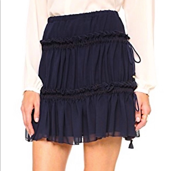 See By Chloe Dresses & Skirts - SEE BY CHLOE Navy Georgette Skirt -EU42/8 SPRING PERFECT!🌸🌷